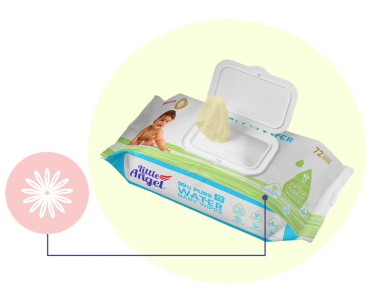 Little Angel Pure Water Wipes