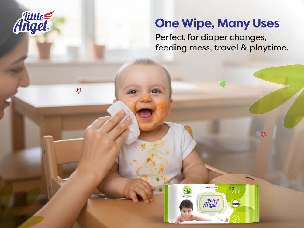 Little Angel gentle Care wipes Many Uses